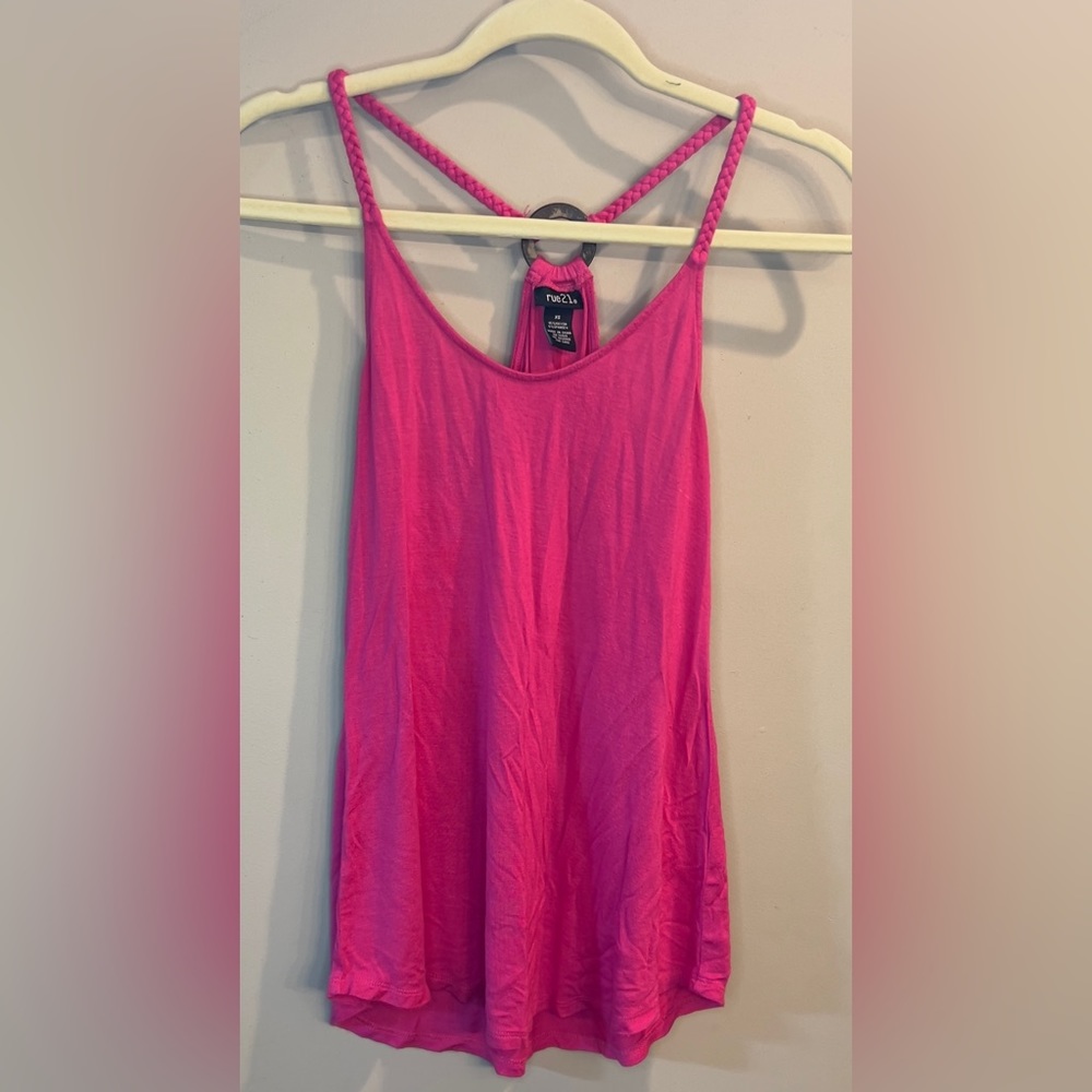 Hot pink tank top